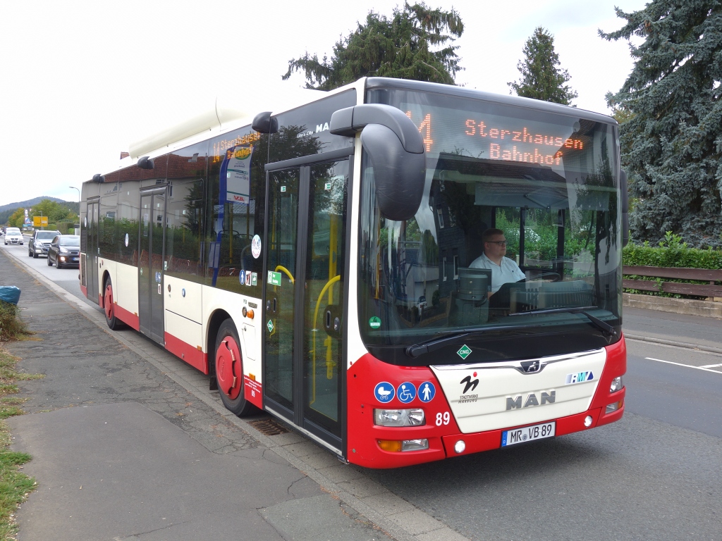 Гессен, MAN A21 Lion's City NL313 CNG № 89