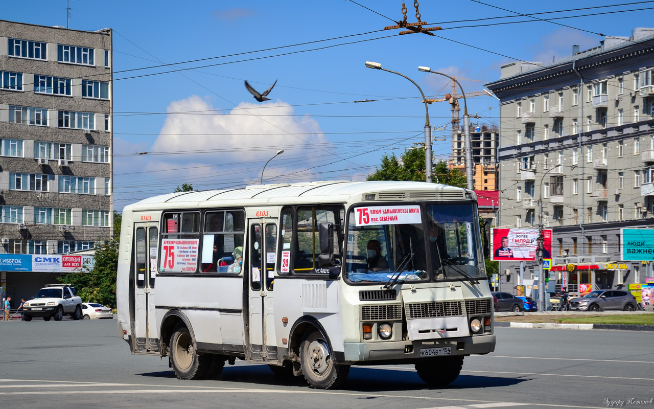 Новосибирская область, ПАЗ-32054 № К 604 ВТ 154