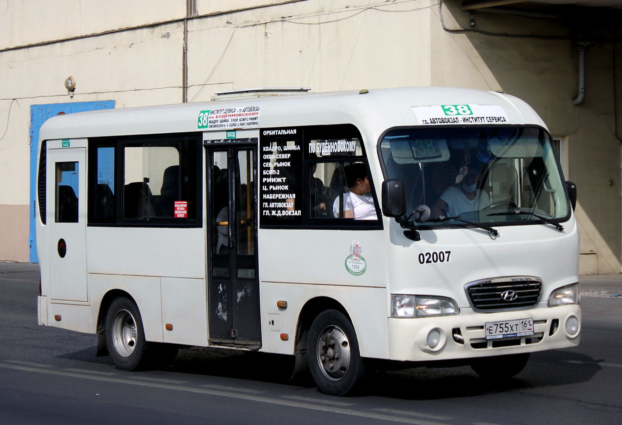 Ростовская область, Hyundai County SWB C08 (ТагАЗ) № 02007