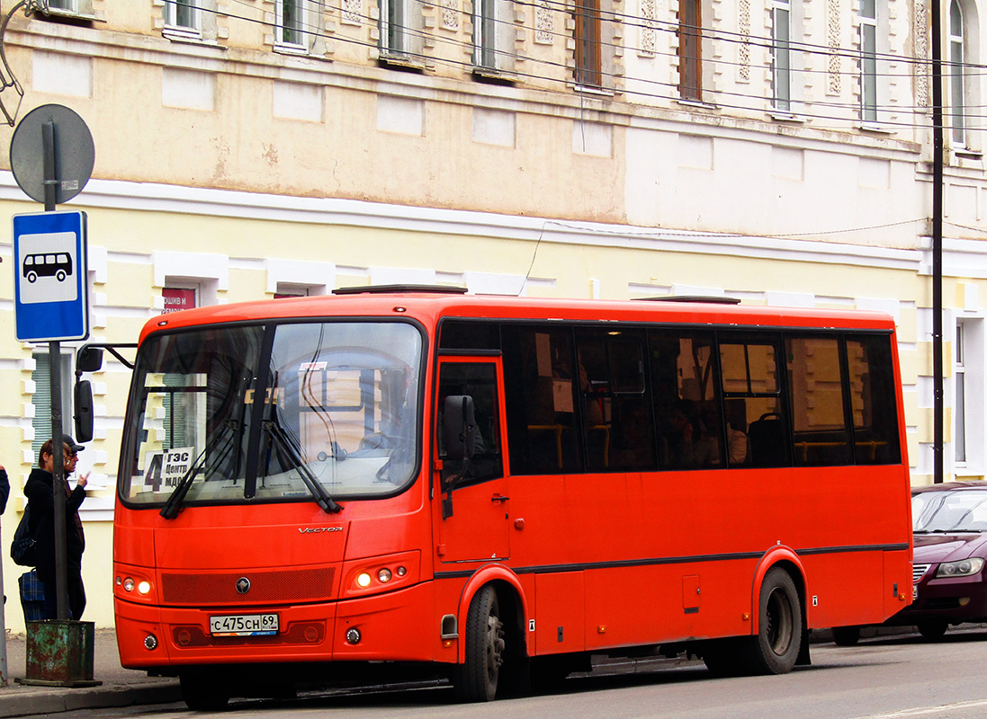 Тверская область, ПАЗ-320414-04 "Вектор" № С 475 СН 69