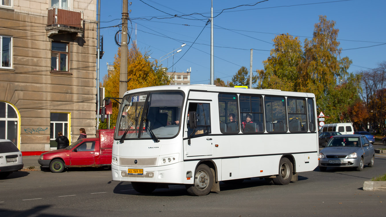 Свердловская область, ПАЗ-320302-02 "Вектор" № КА 169 66