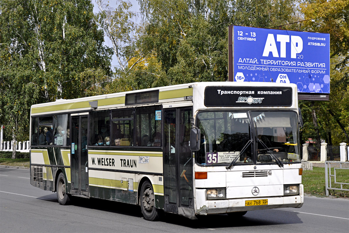 Алтайский край, Mercedes-Benz O405 № АН 768 22