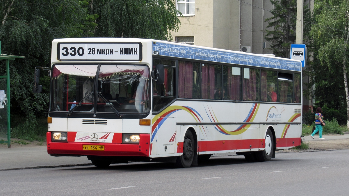 Lipetsk region, Mercedes-Benz O405 č. АЕ 134 48