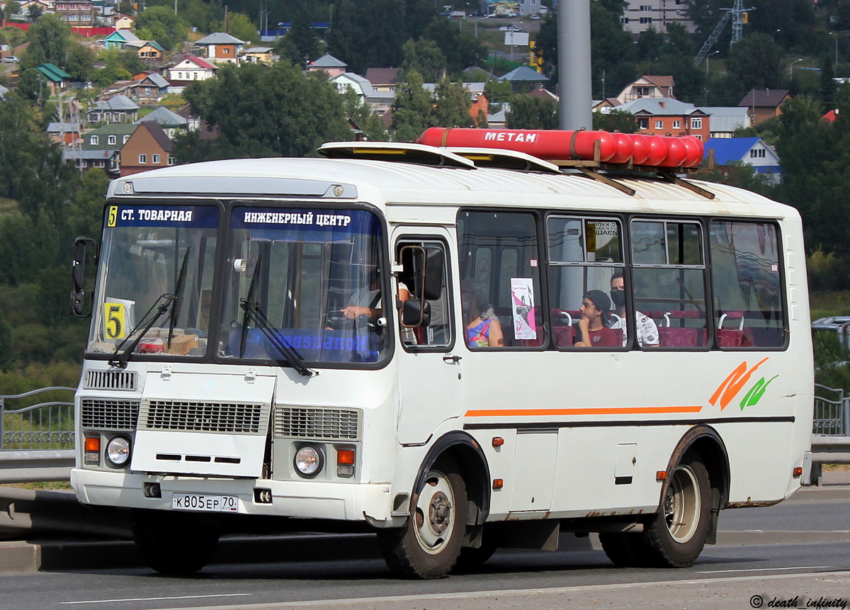 Томская область, ПАЗ-32054 № К 805 ЕР 70