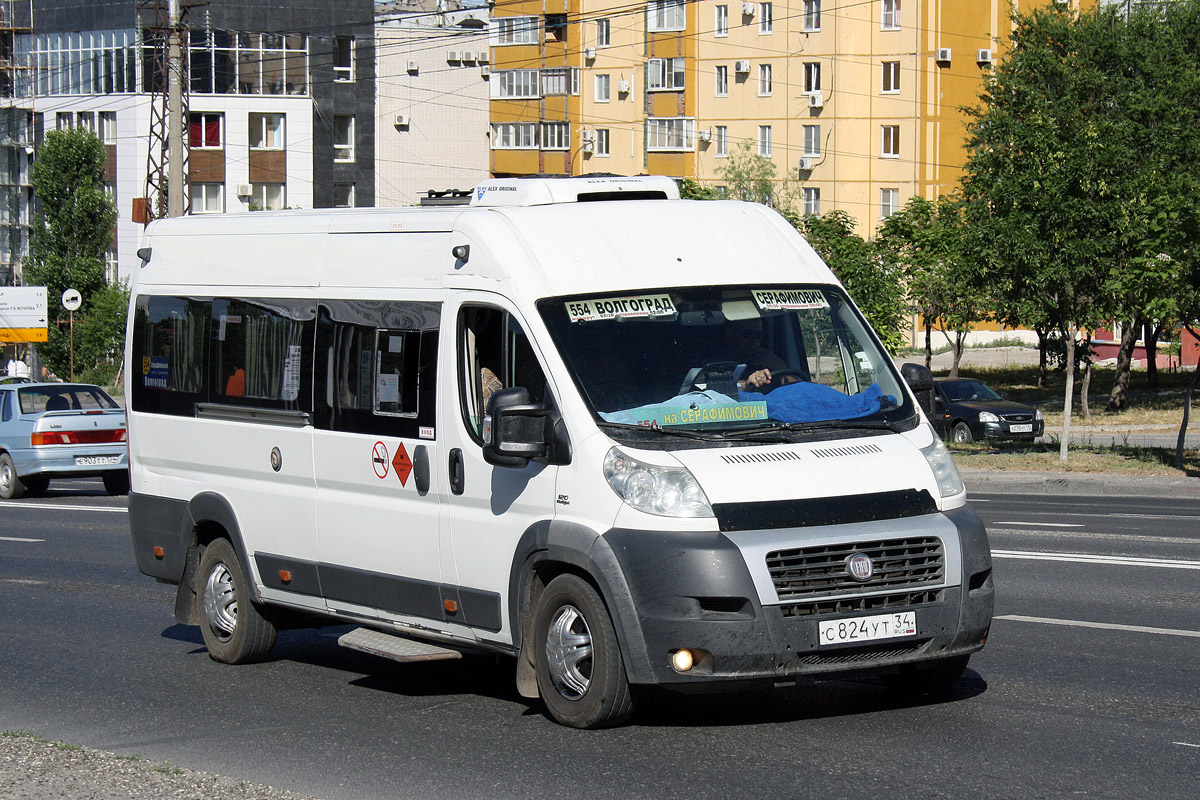 Волгоградская область, Нижегородец-FST523 (FIAT Ducato) № С 824 УТ 34 —  Фото — Автобусный транспорт