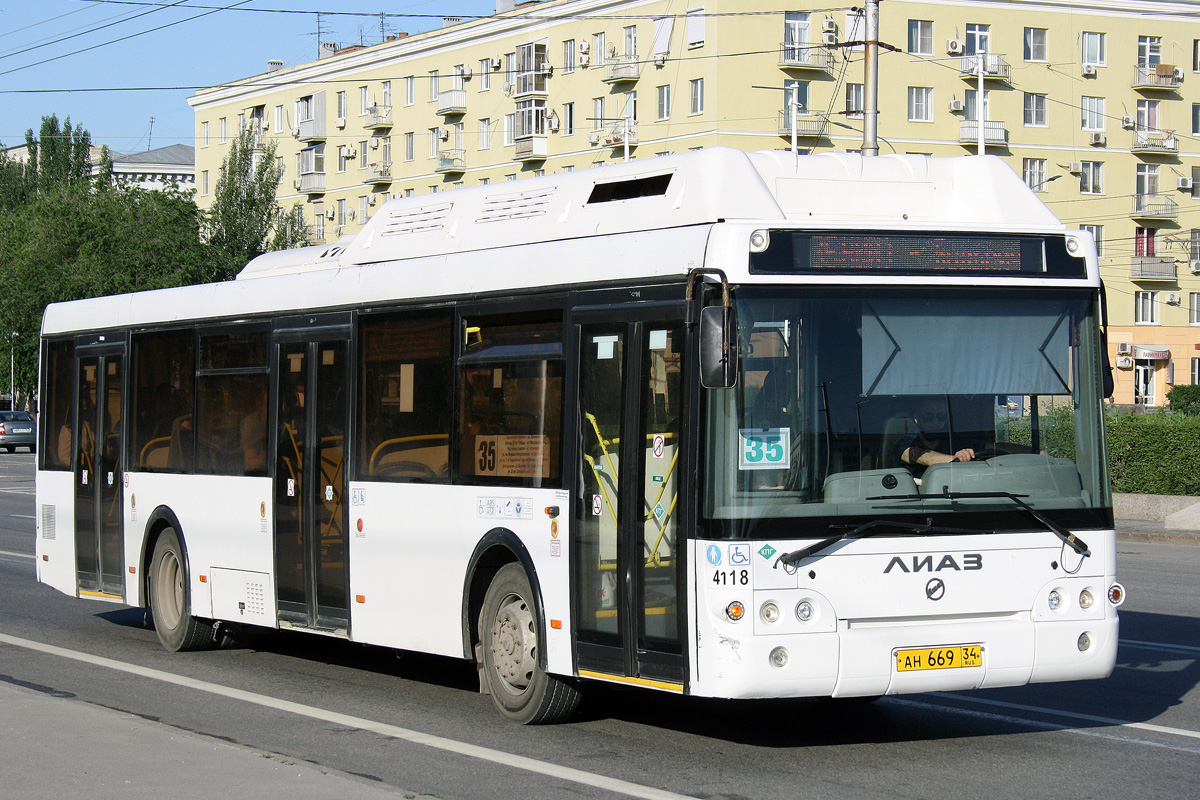 Волгоградская область, ЛиАЗ-5292.67 (CNG) № 4118