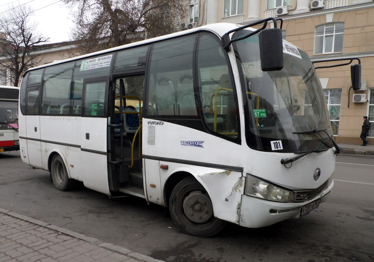 Ростовская область, Yutong ZK6737D № 101