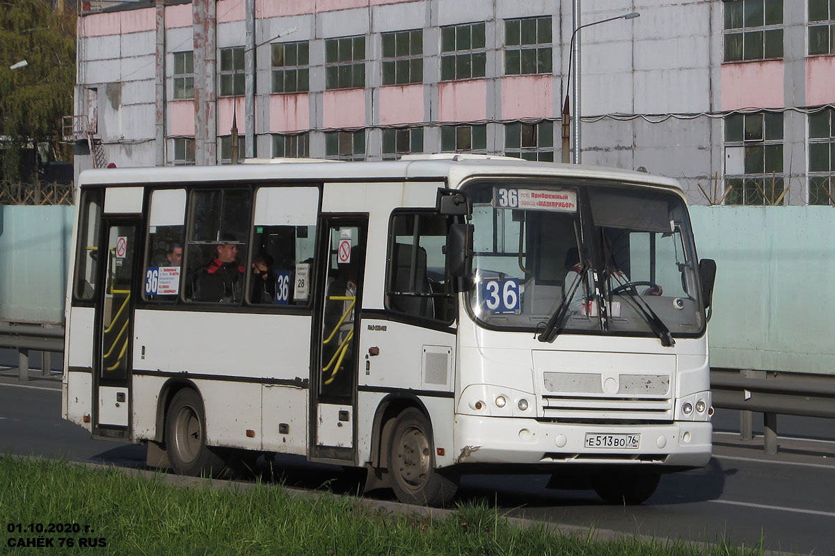 Yaroslavl region, PAZ-320402-05 Nr. Е 513 ВО 76