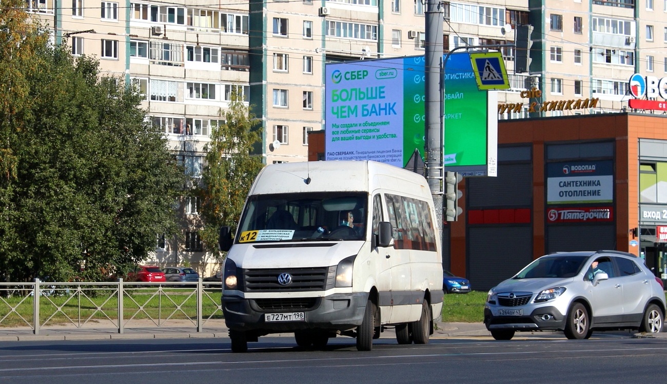 Санкт-Петербург, БТД-2219 (Volkswagen Crafter) № Е 727 МТ 198