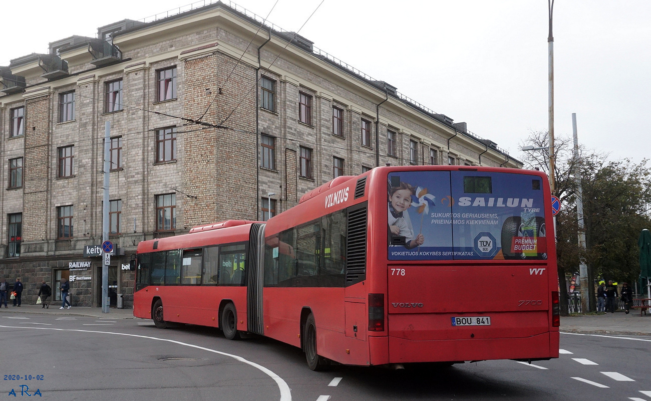 Litauen, Volvo 7700A Nr. 778