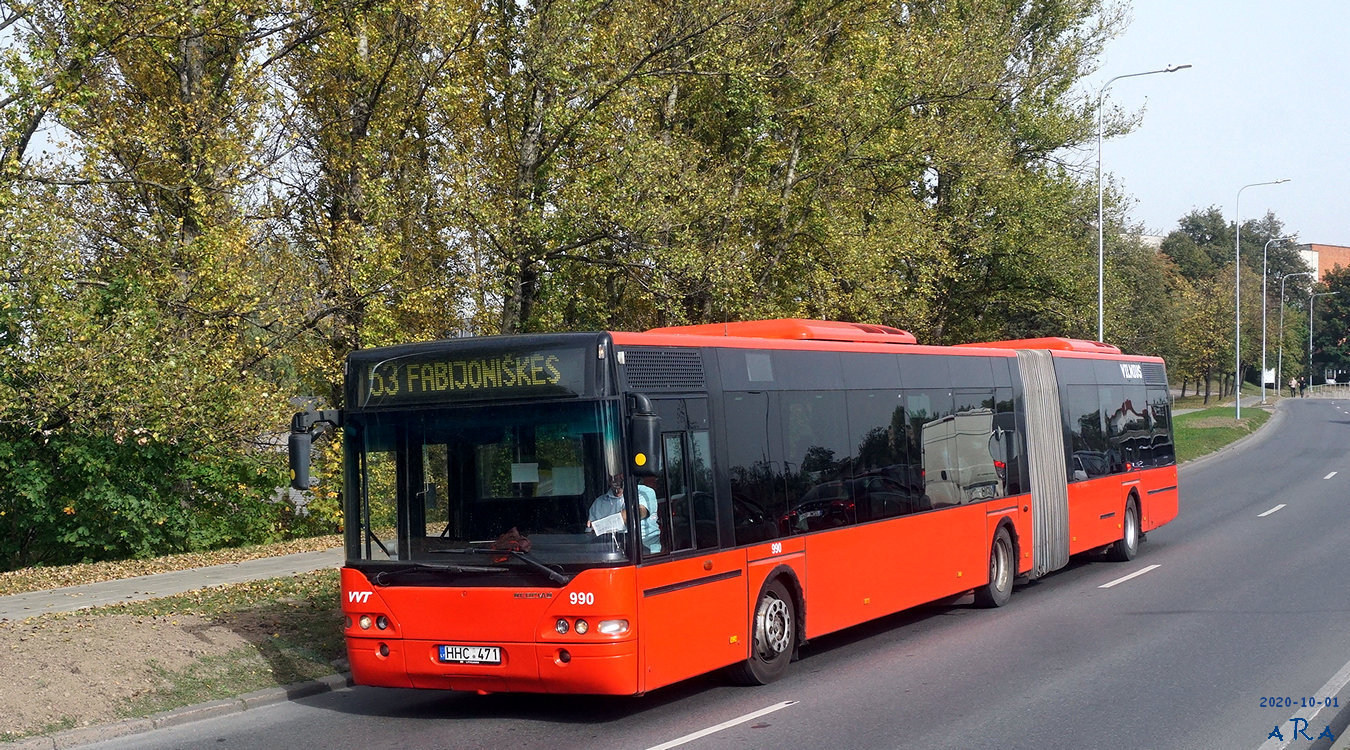 Литва, Neoplan N4421/3 Centroliner № 990