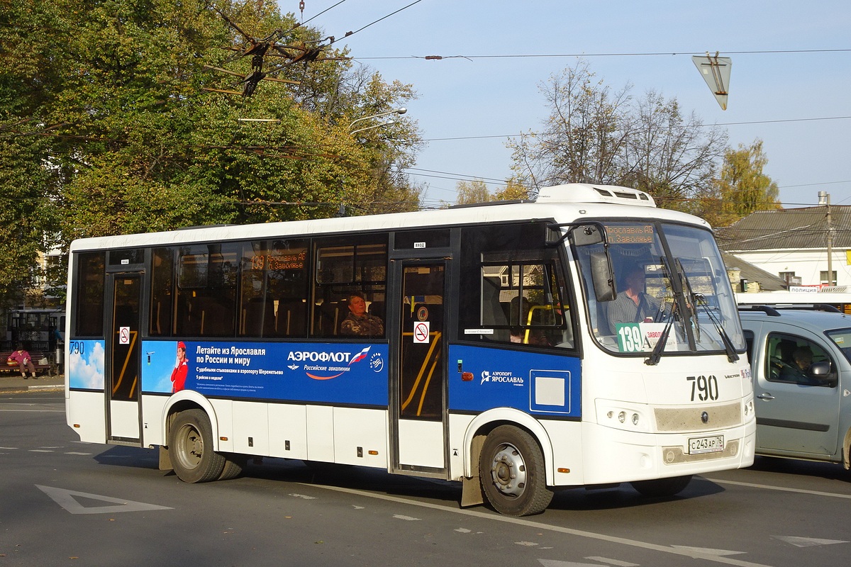 Ярославская область, ПАЗ-320414-05 "Вектор" (1-1) № 790