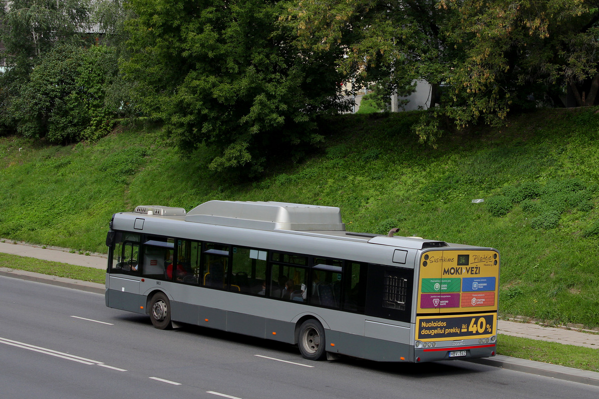 Литва, Solaris Urbino III 12 CNG № 963