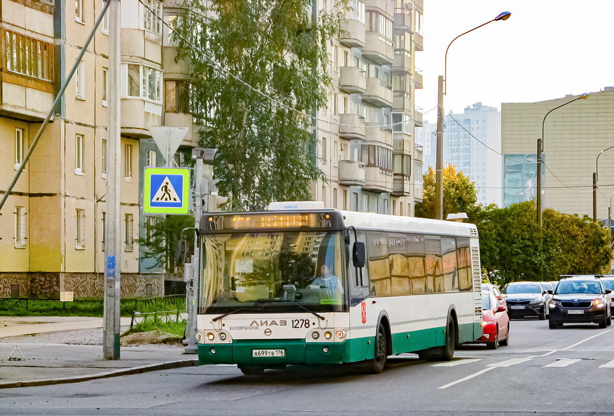 Санкт-Петербург, ЛиАЗ-5292.60 № 1278