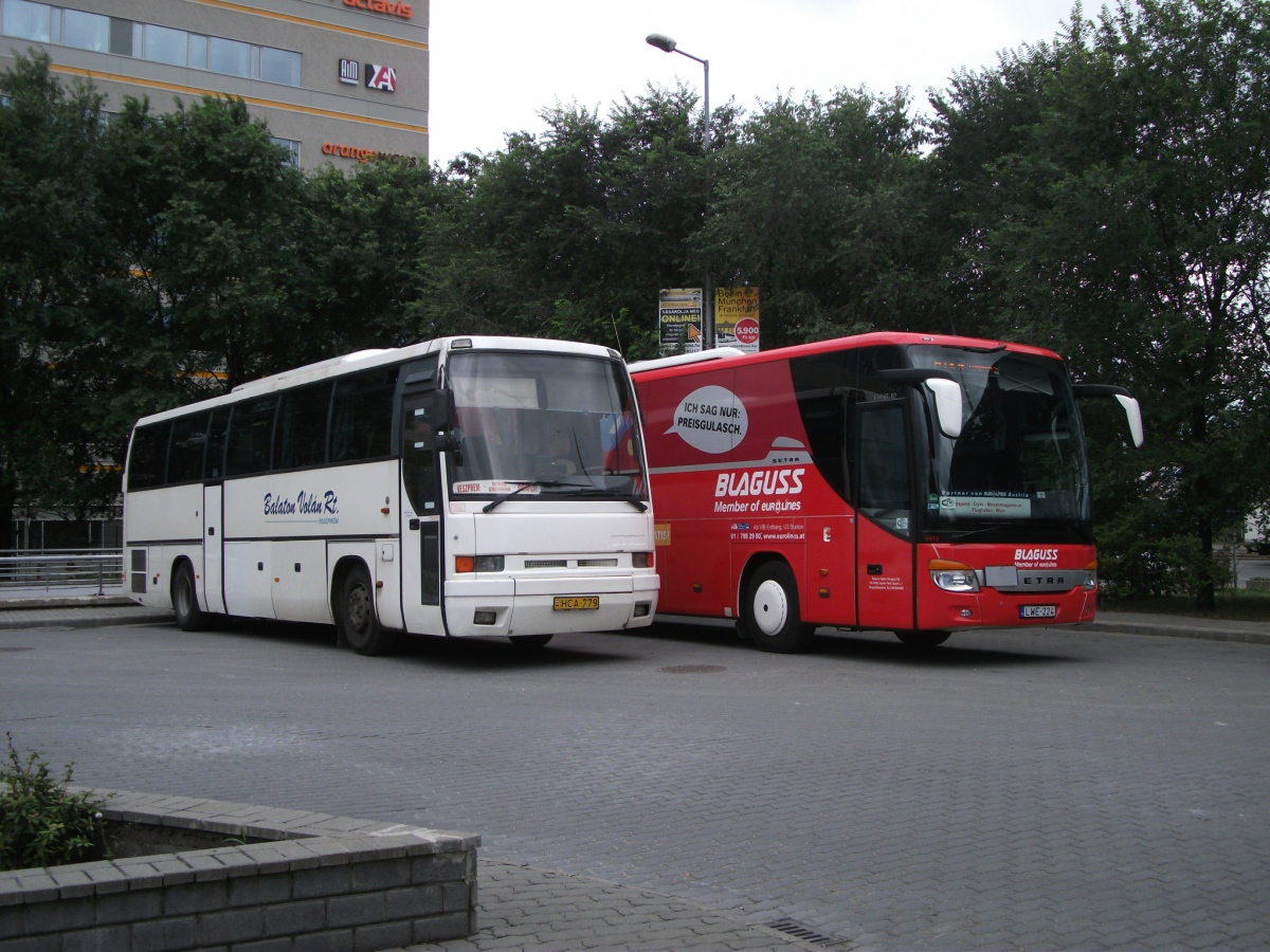 Венгрия, Ikarus 386.02 № 810; Венгрия, Setra S417GT-HD № 5413