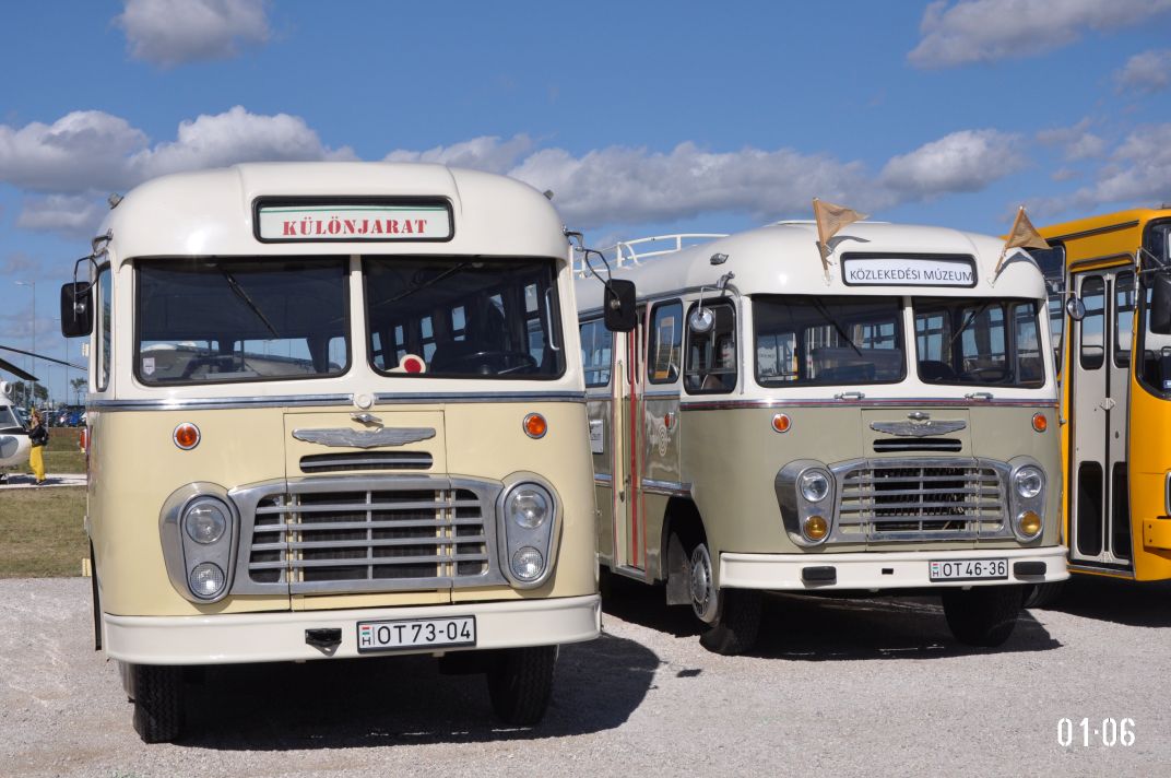 Венгрия, Ikarus 311 № OT 73-04; Венгрия, Ikarus 311.24 № OT 46-36; Венгрия — II. Ikarus Találkozó, Aeropark (2020)