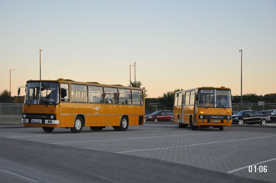Венгрия, Ikarus 266.25 № NLZ-628; Венгрия, Ikarus 266.25 № MNZ-589; Венгрия — II. Ikarus Találkozó, Aeropark (2020)