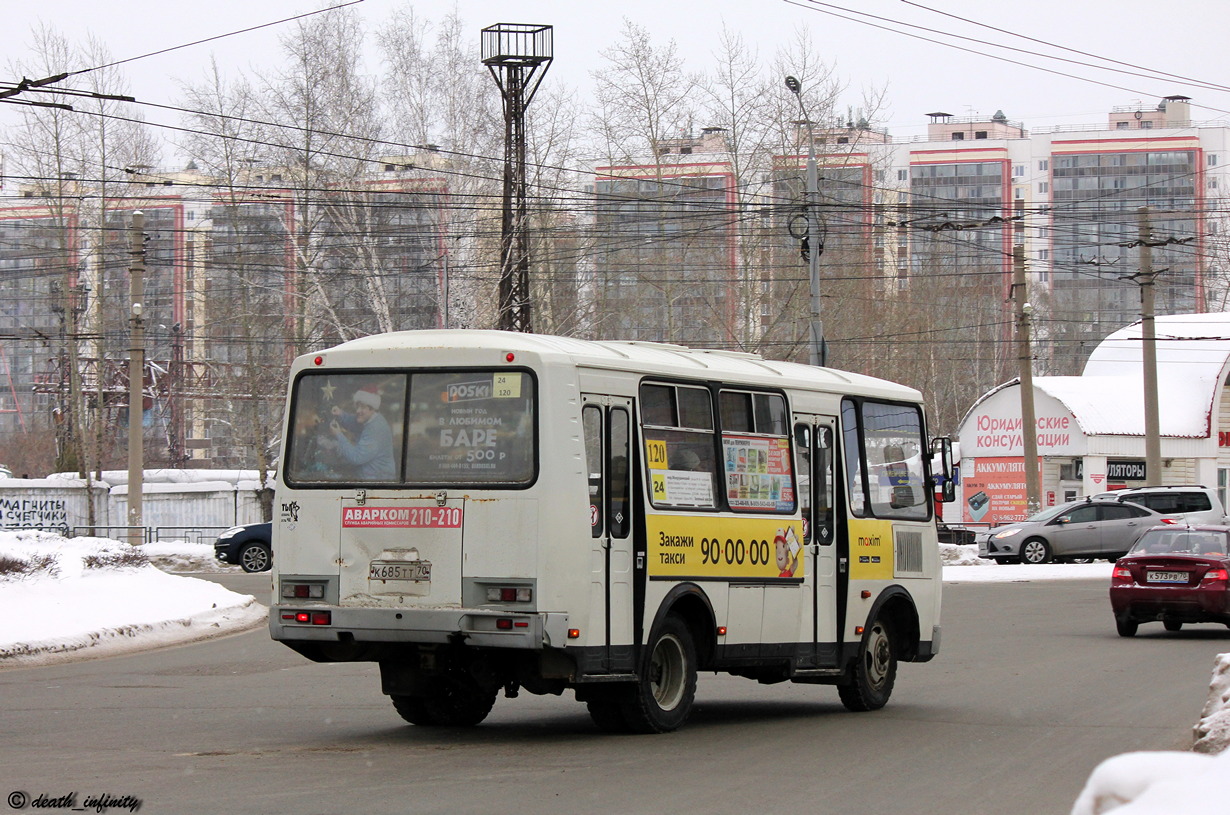 Томская область, ПАЗ-32054 № К 685 ТТ 70