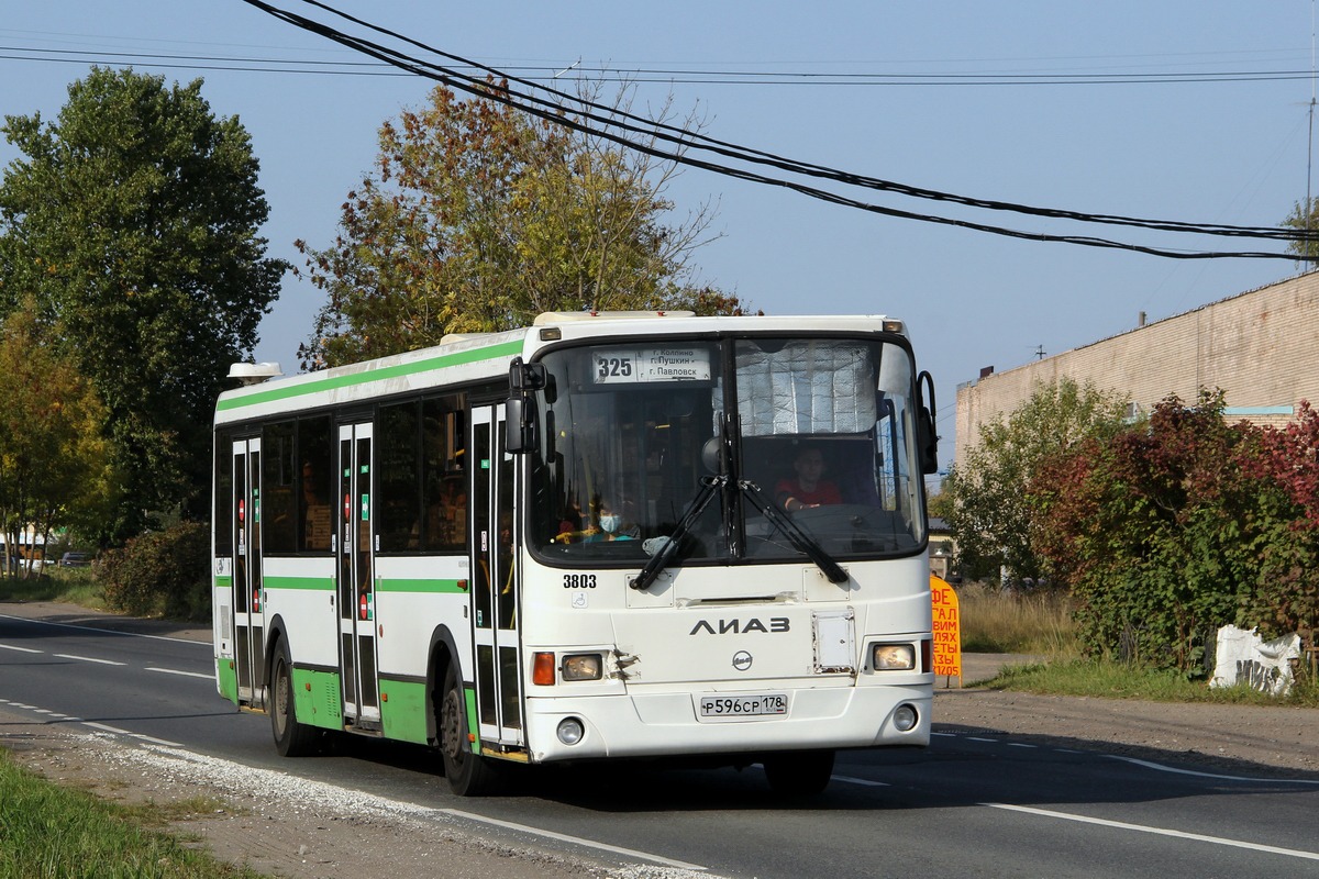 Санкт-Петербург, ЛиАЗ-5293.60 № 3803