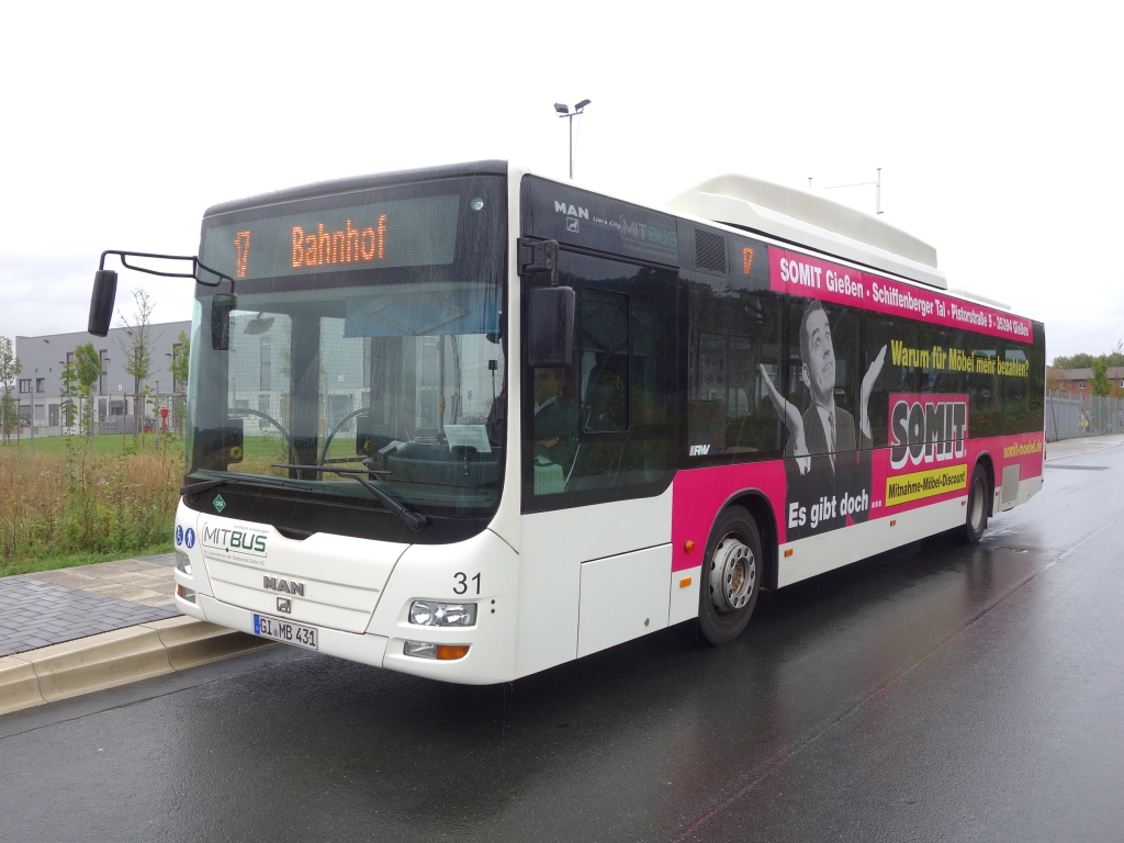 Hesse, MAN A21 Lion's City NL313 CNG Nr. 31