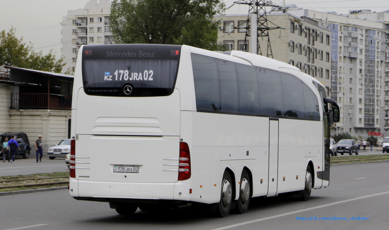 Алматы, Mercedes-Benz Travego II M 16RHD facelift № 178 JRA 02