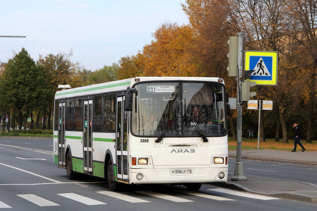 Санкт-Петербург, ЛиАЗ-5293.60 № 3806