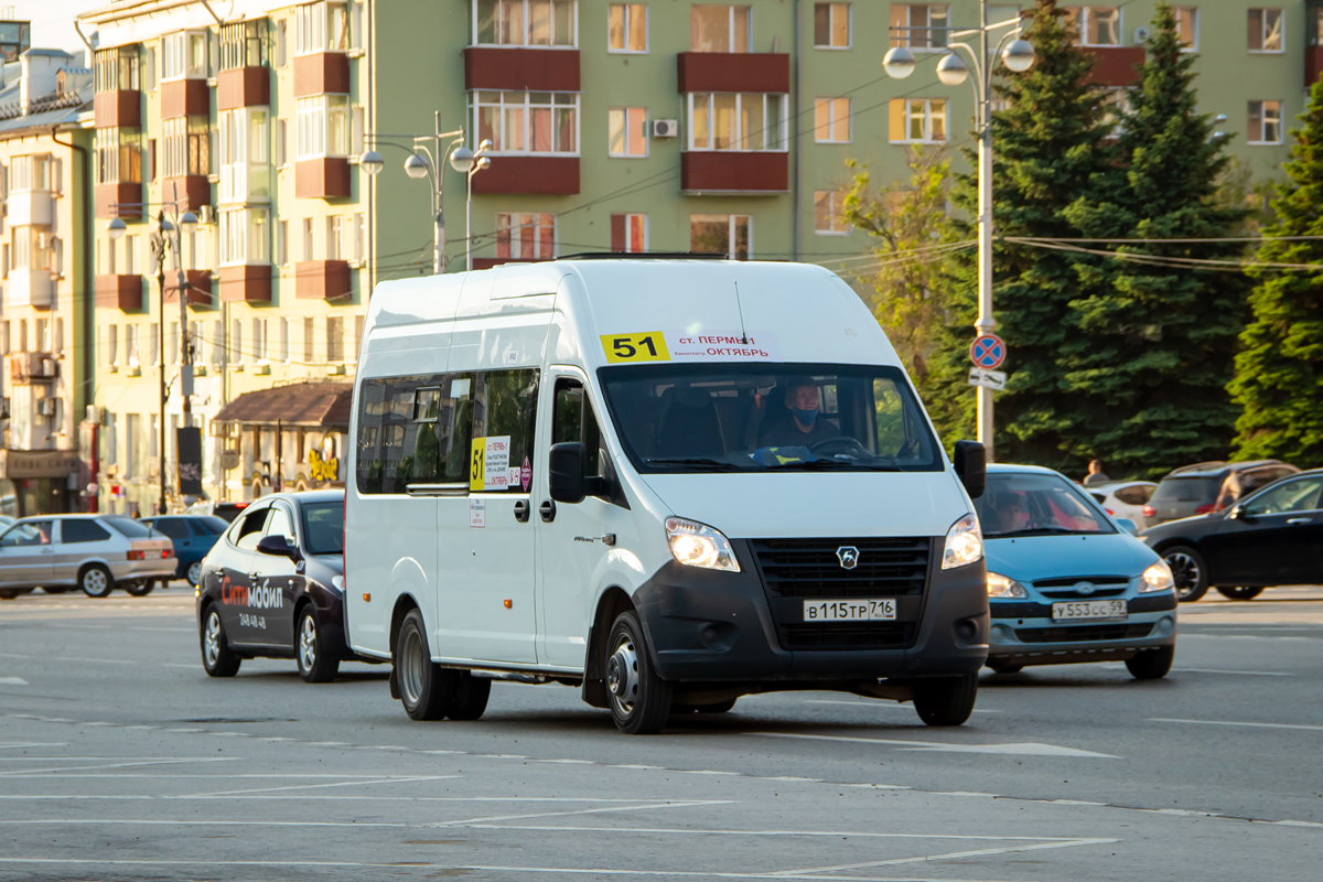 Пермский край, Луидор-2250N4 (ГАЗ Next) № В 115 ТР 716