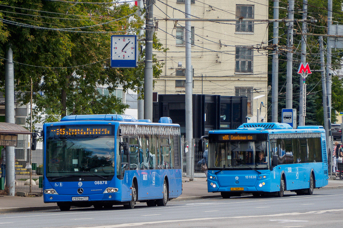 Москва, Mercedes-Benz Conecto II № 08878; Москва, ЛиАЗ-5292.65 № 151830