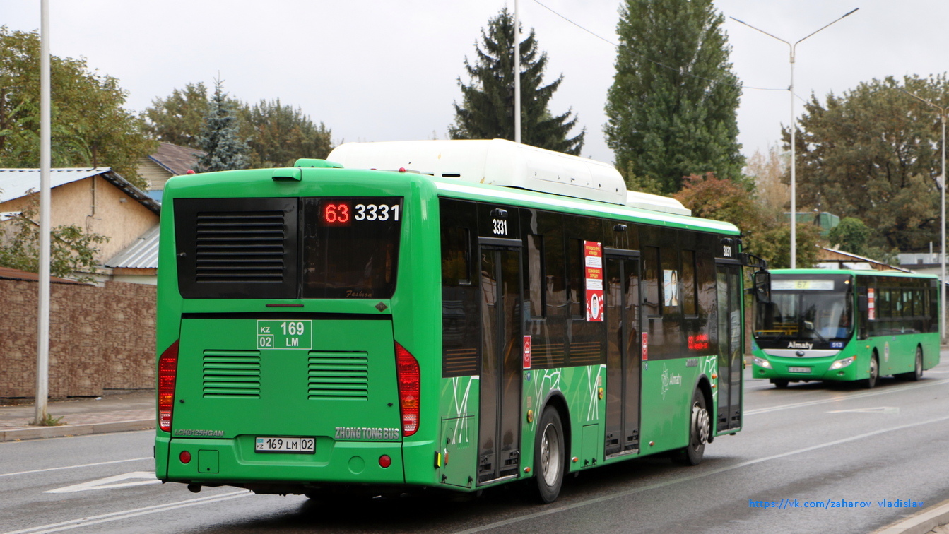 Алматы, Zhong Tong LCK6125HGAN № 3331