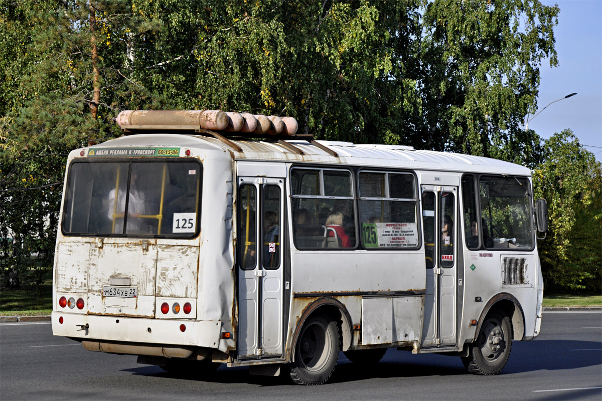 Алтайский край, ПАЗ-32054 № М 634 ХВ 22