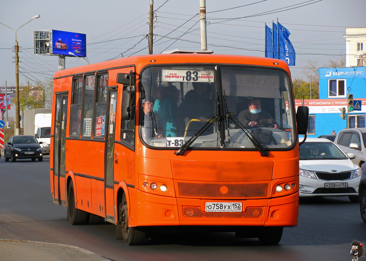 Нижегородская область, ПАЗ-320414-05 "Вектор" № О 758 УХ 152