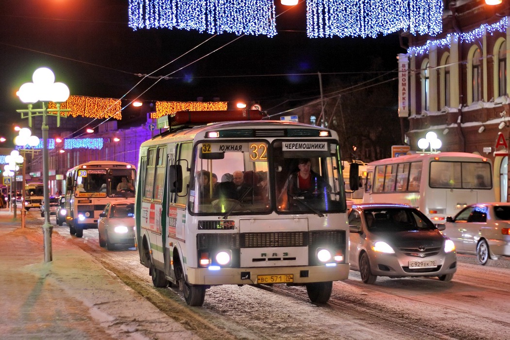 Томская область, ПАЗ-32051-110 № ВС 571 70