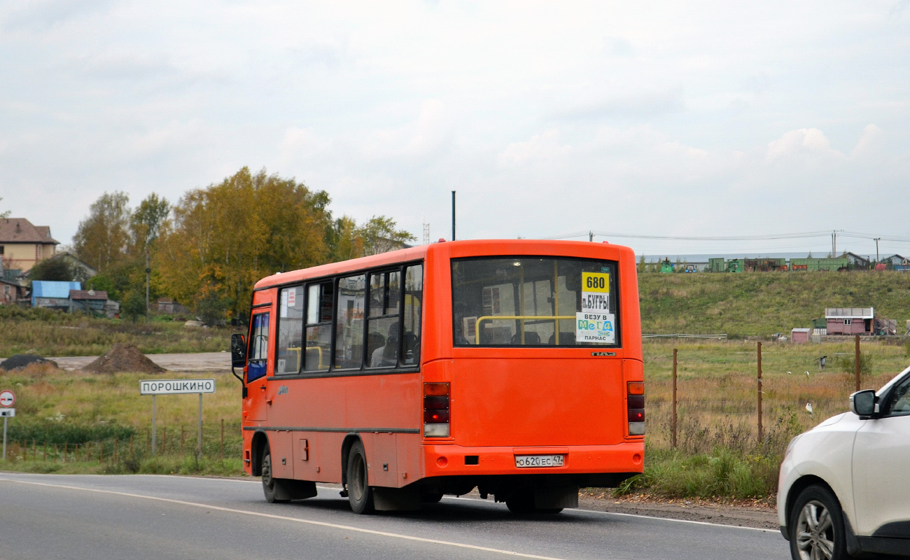 Ленинградская область, ПАЗ-320402-05 № О 620 ЕС 47