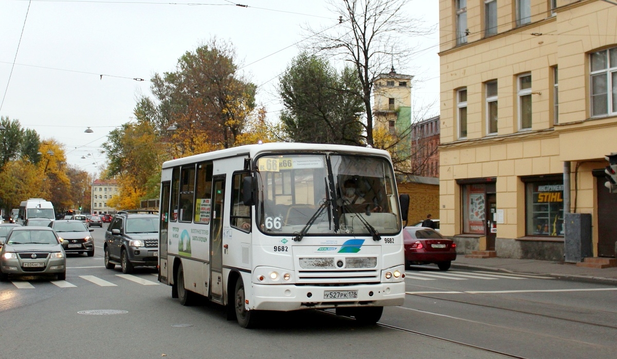 Санкт-Петербург, ПАЗ-320302-11 № 9682