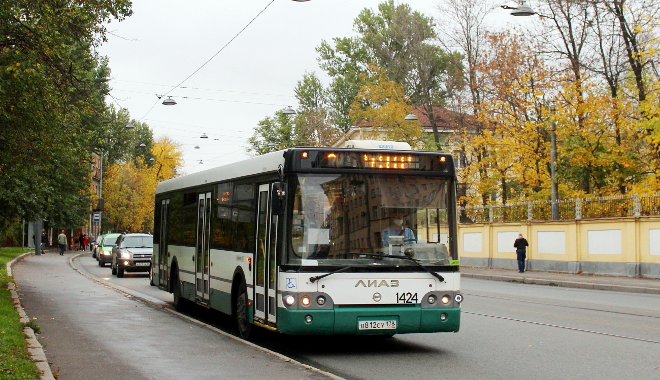 Санкт-Петербург, ЛиАЗ-5292.60 № 1424