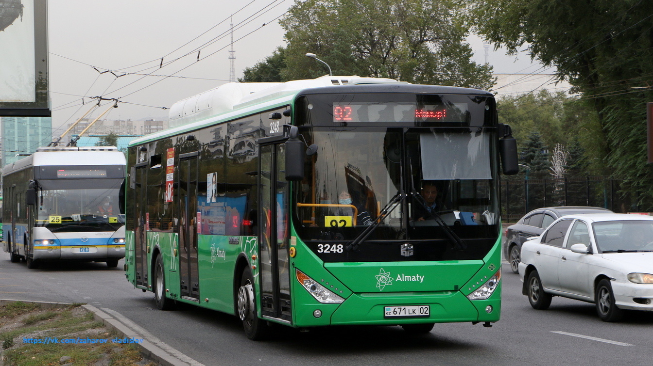 Алматы, Zhong Tong LCK6125HGAN № 3248