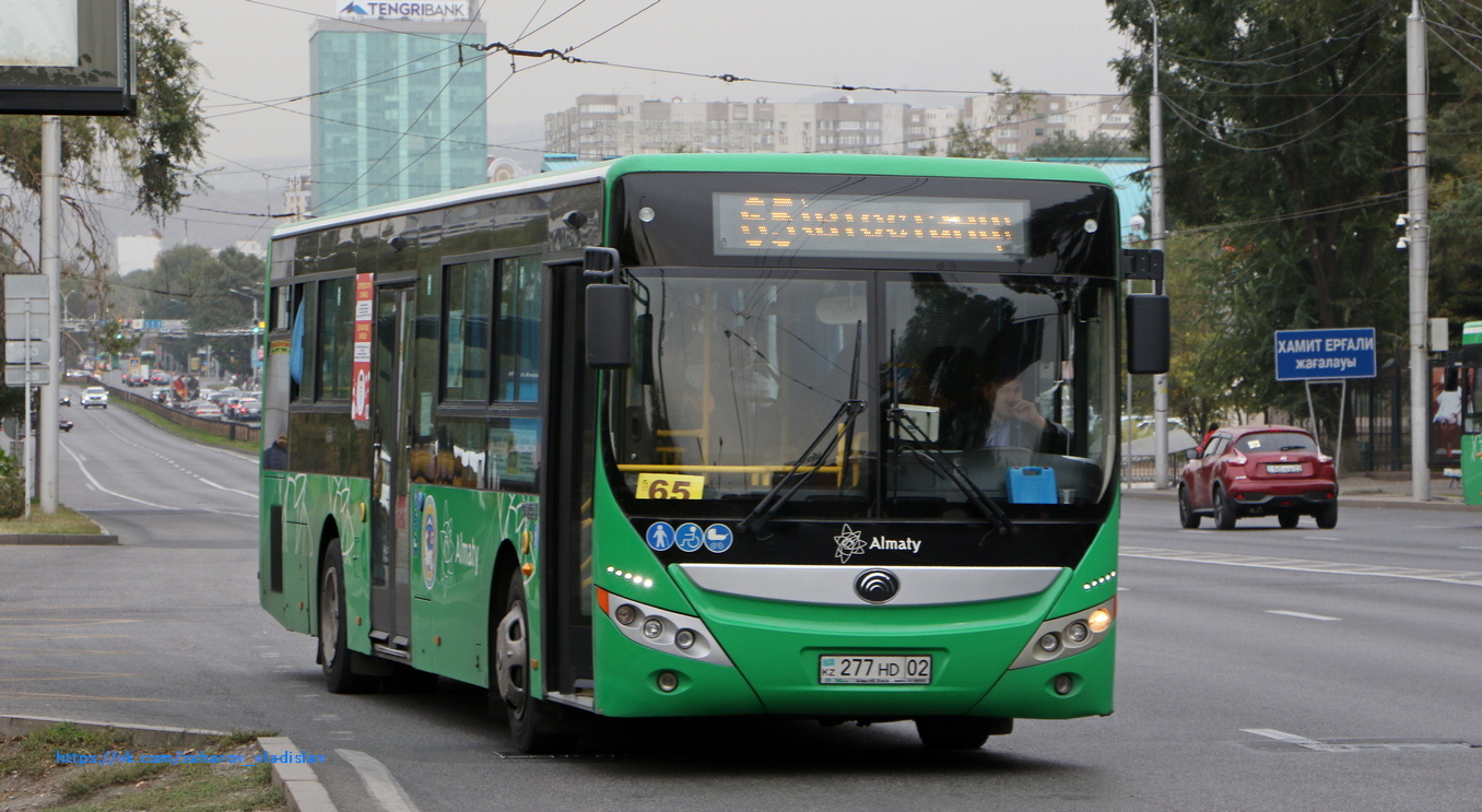 Алматы, Yutong ZK6118HGA № 277 HD 02