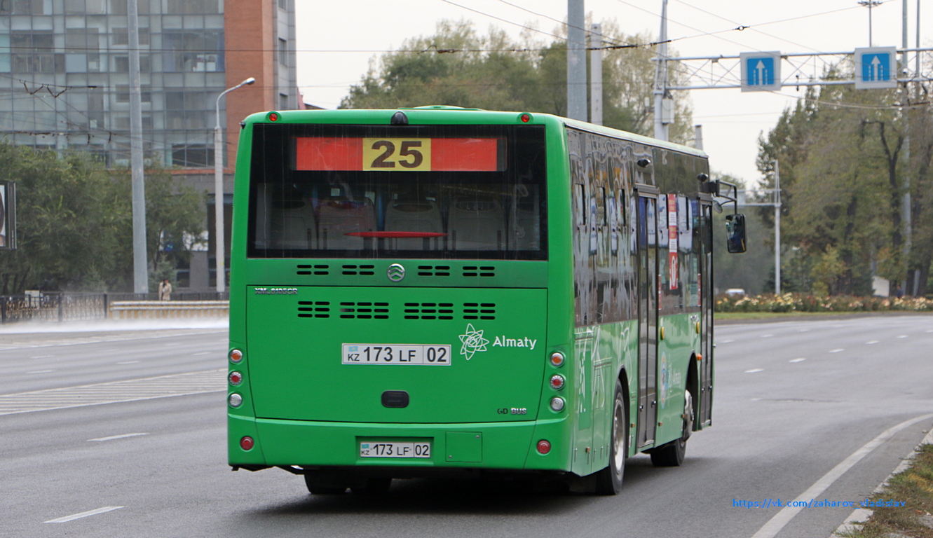 Алматы, Golden Dragon XML6105CR (Hyundai Trans Auto) № 173 LF 02