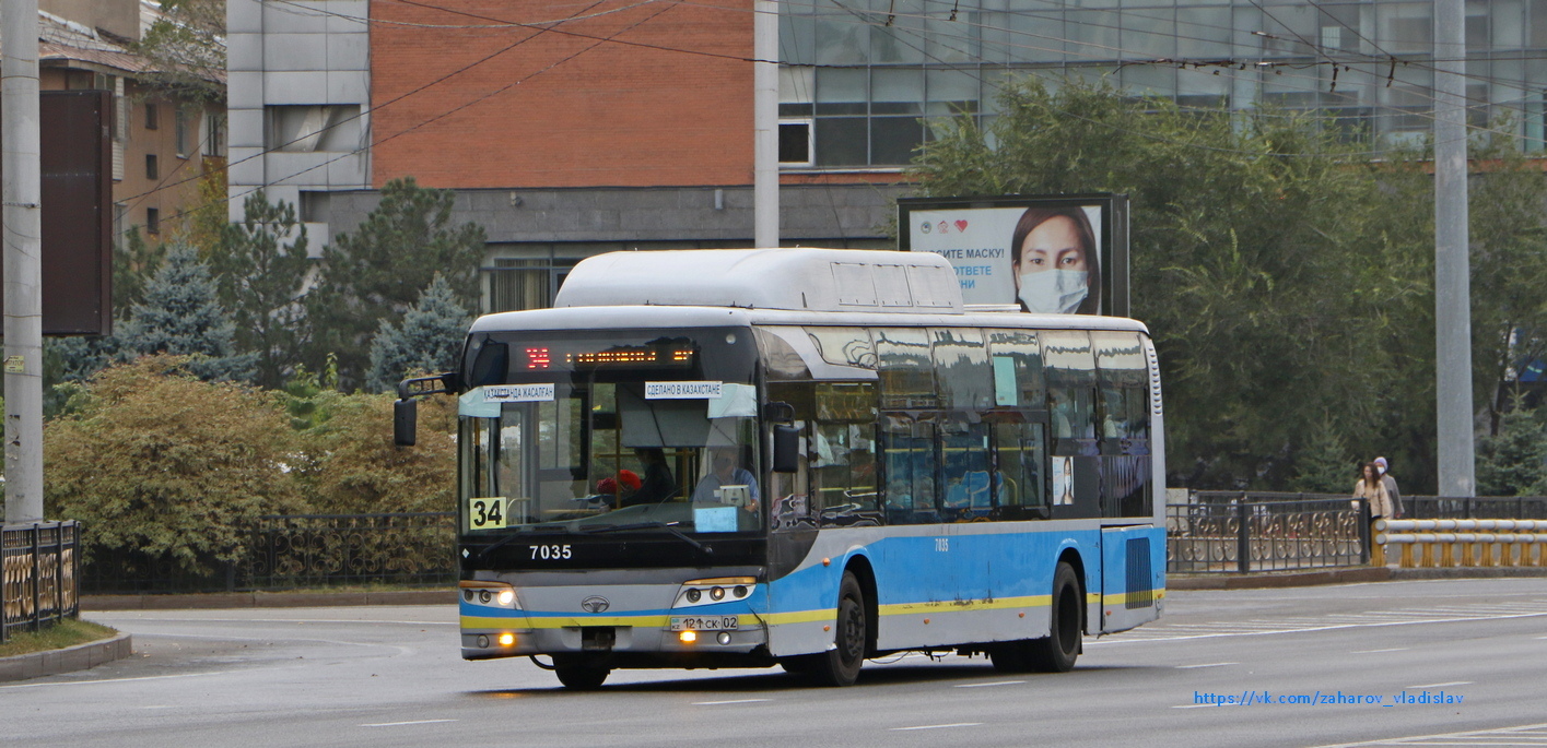 Алматы, Guilin Daewoo GDW6126CNG (СемАЗ) № 7035