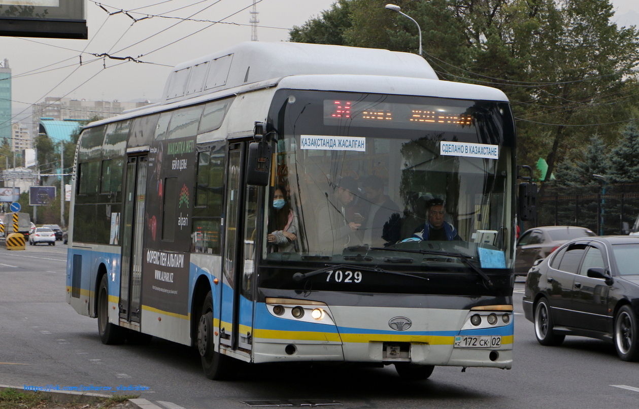 Алматы, Guilin Daewoo GDW6126CNG (СемАЗ) № 7029