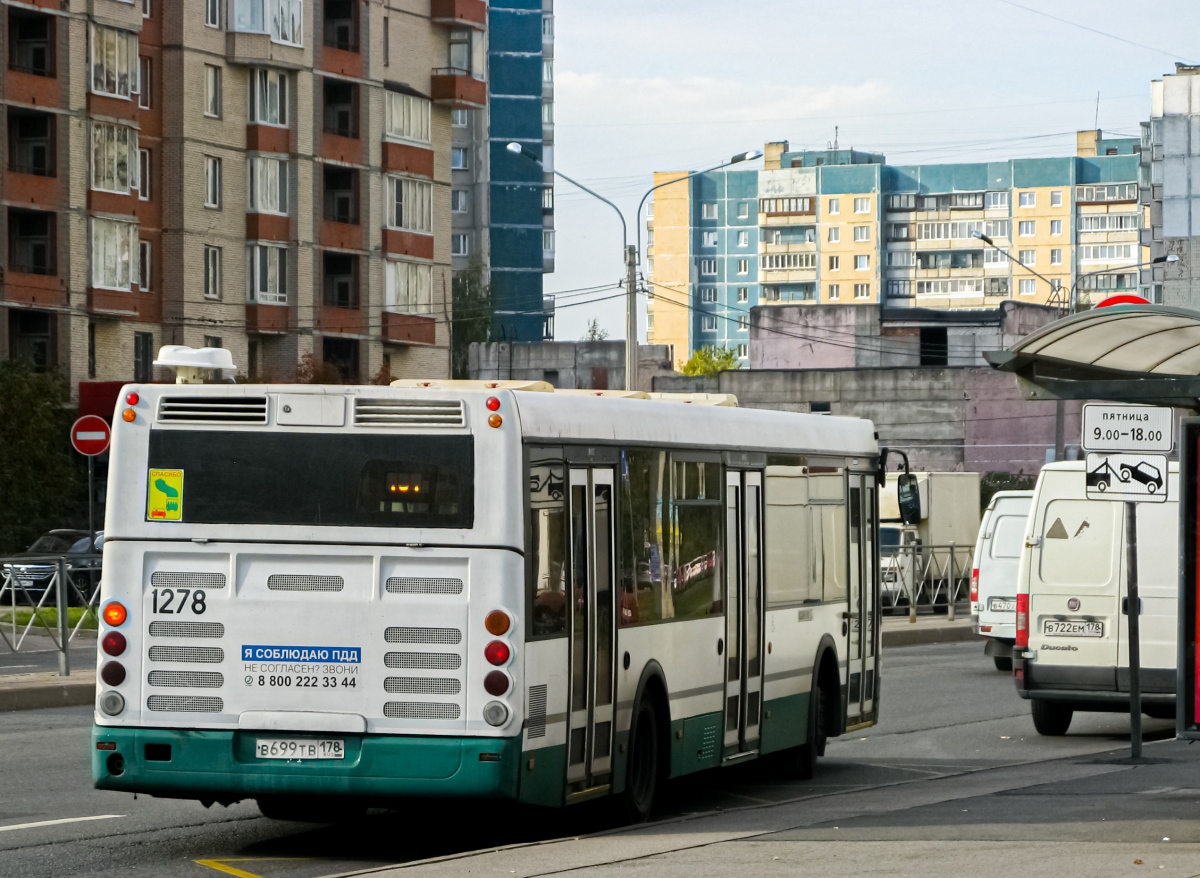 Санкт-Петербург, ЛиАЗ-5292.60 № 1278