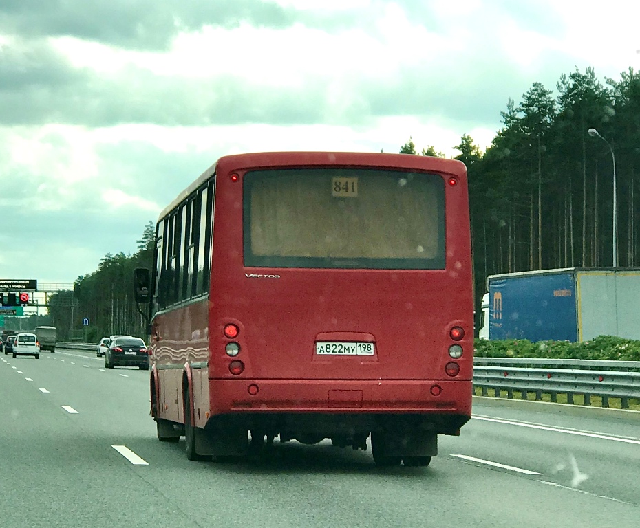 Ленинградская область, ПАЗ-320412-04 "Вектор" № А 822 МУ 198