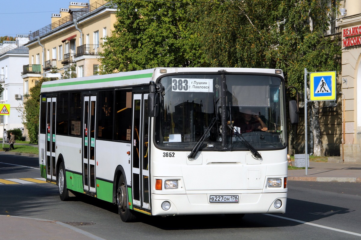 Санкт-Петербург, ЛиАЗ-5293.60 № 3652