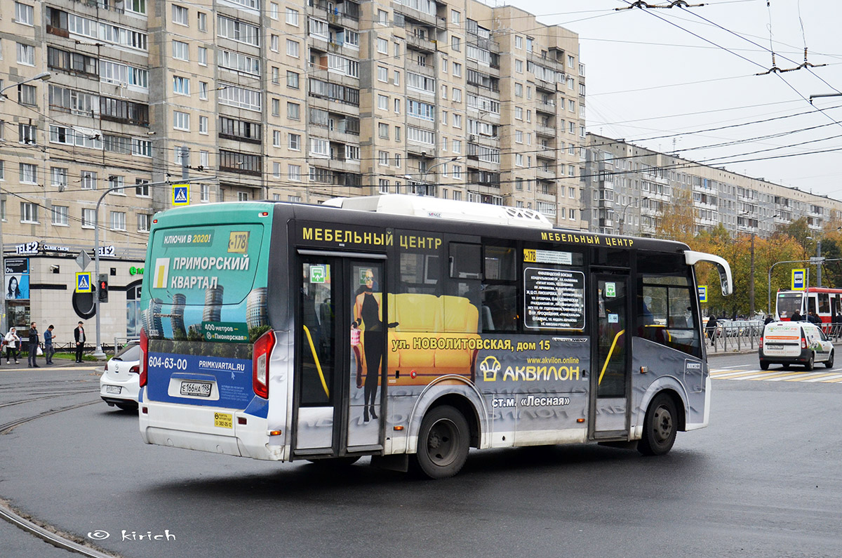 Санкт-Петербург, ПАЗ-320435-04 "Vector Next" № Е 166 НА 198