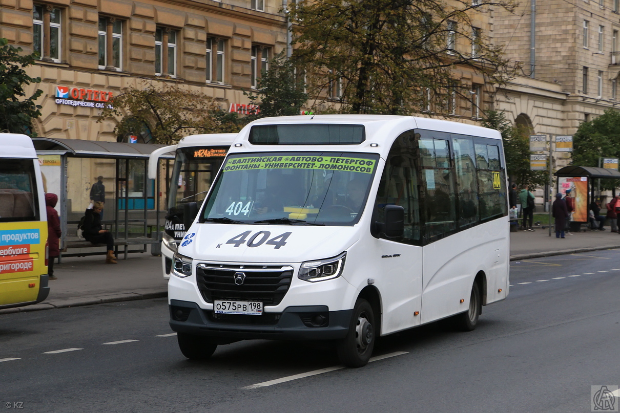 Санкт-Петербург, ГАЗ-A68R52 City № О 575 РВ 198