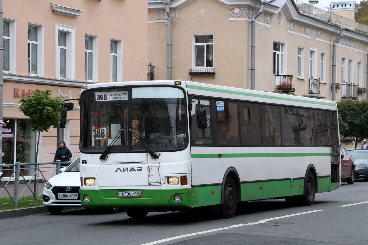 Санкт-Петербург, ЛиАЗ-5293.60 № 3817