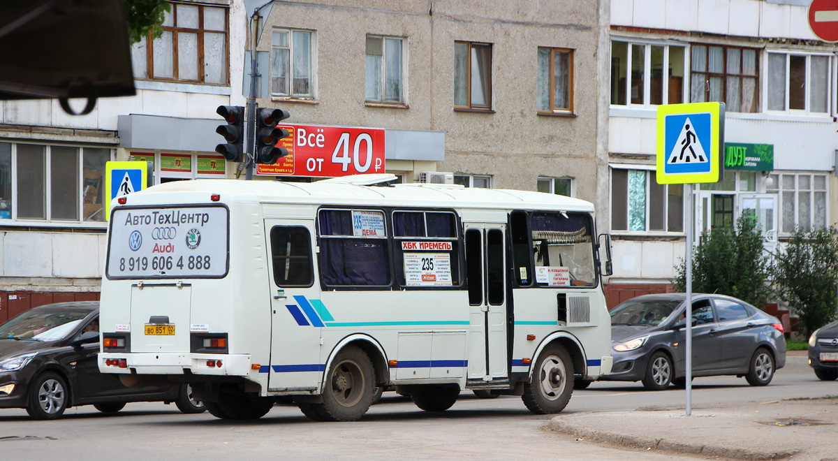 Башкортостан, ПАЗ-32053 № ВО 851 02