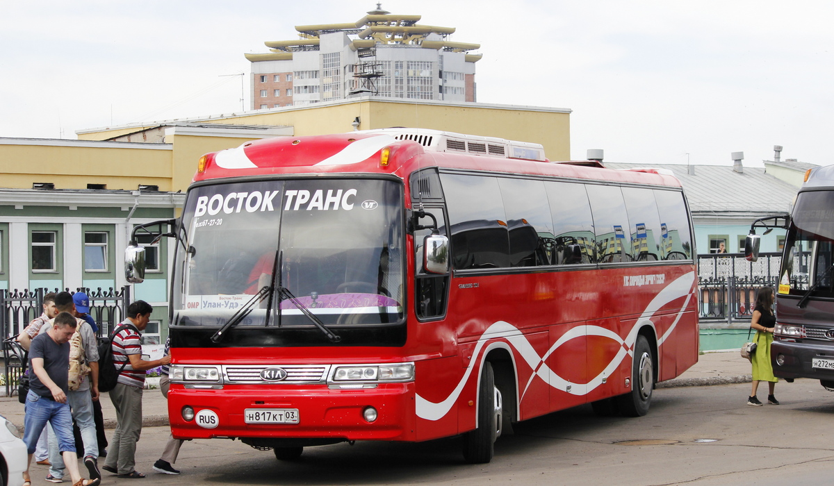 Бурятия, Kia Granbird № Н 817 КТ 03 — Фото — Автобусный транспорт