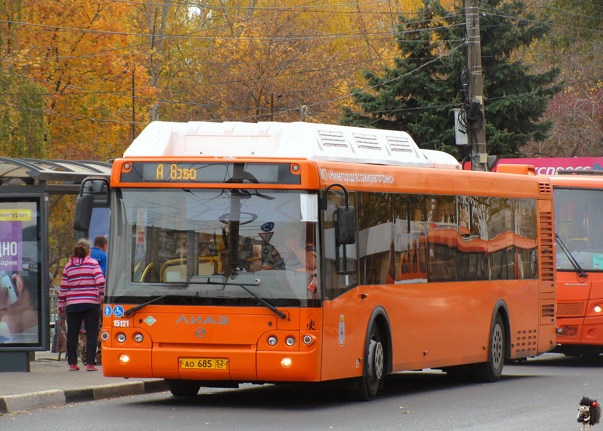 Нижегородская область, ЛиАЗ-5292.67 (CNG) № 15121