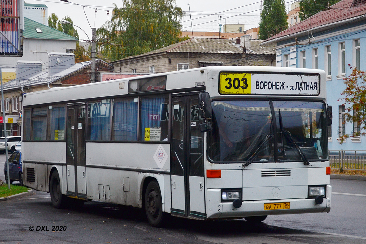 Воронежская область, Mercedes-Benz O405 № ВА 777 36